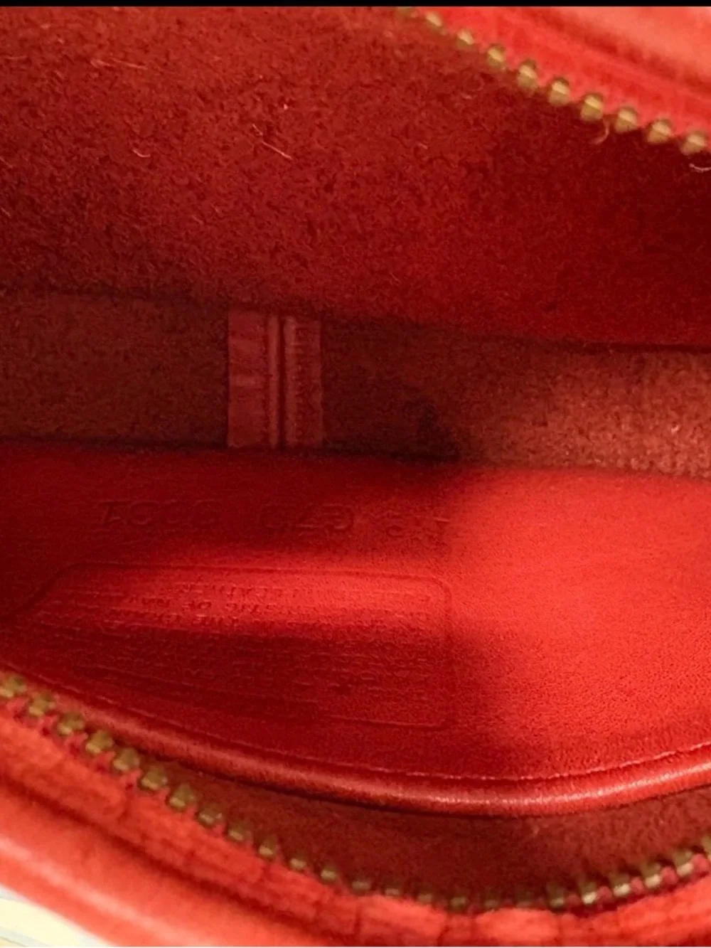 Coach Vintage Red Wendie #9031
